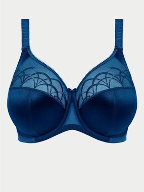 Elomi Cate  Lace Full-Coverage Cate Underwire Bra in Poseidon 44K